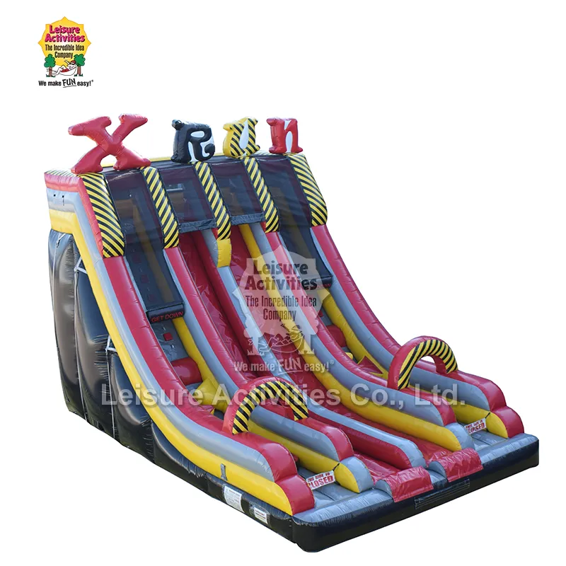 Надувная горка Xtreme Fun Run с двойной полосой Надувная горка Xtreme Fun Run с двойной полосой